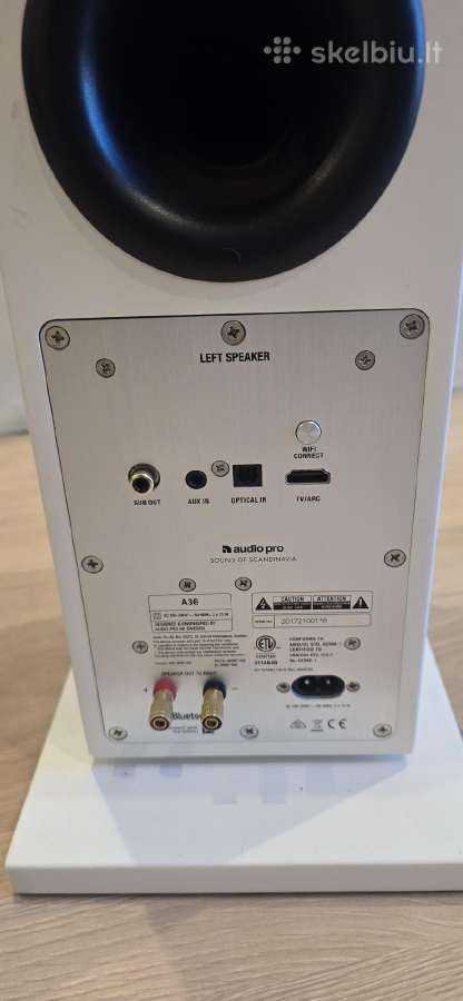 Audio Pro A36 aktyvios kolonėlės Hdmi Arc Bluetoo - nuotraukos Nr. 6