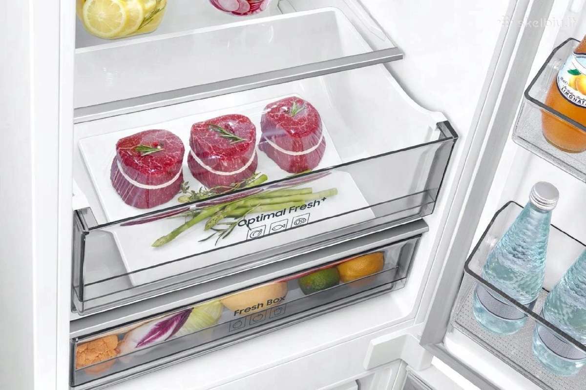 Šaldytuvas šaldiklis apačioje Samsung Brb80f30bes0 - nuotraukos Nr. 2