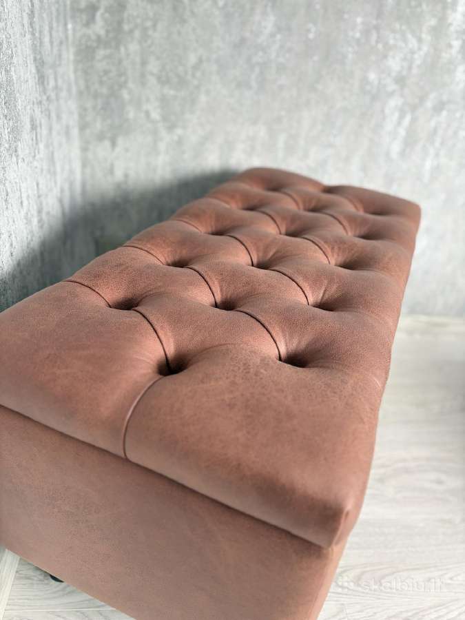 Chesterfield stiliaus pufas - nuotraukos Nr. 4
