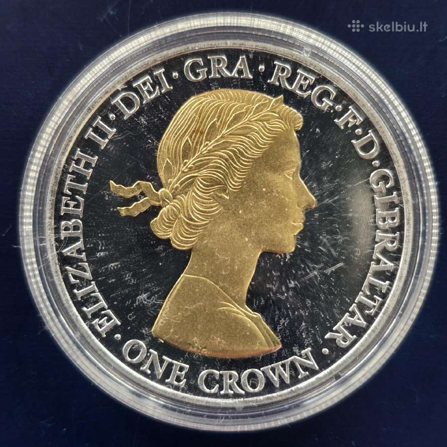 Gibraltaras 2016 1 crown Cu-ni dengtas Ag - nuotraukos Nr. 2