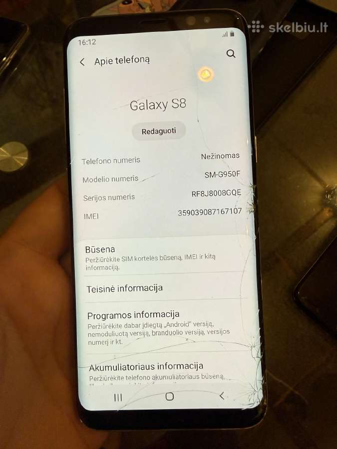 Samsung galaxy s8 - nuotraukos Nr. 3