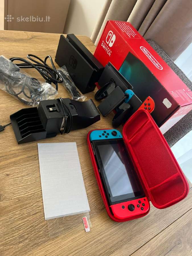 Nintendo switch v2 + priedai - nuotraukos Nr. 2