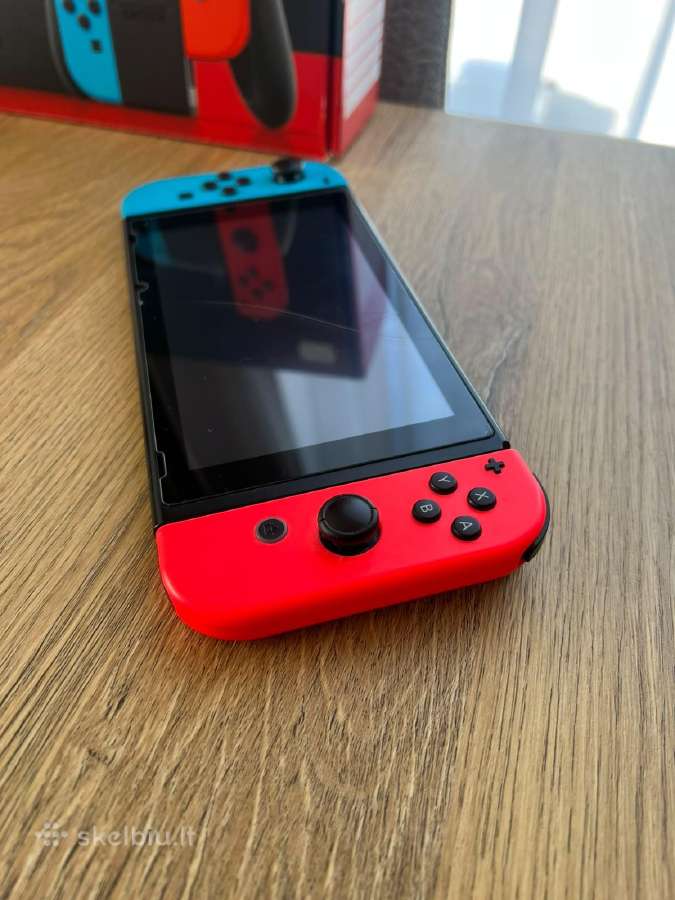 Nintendo switch v2 + priedai - nuotraukos Nr. 14