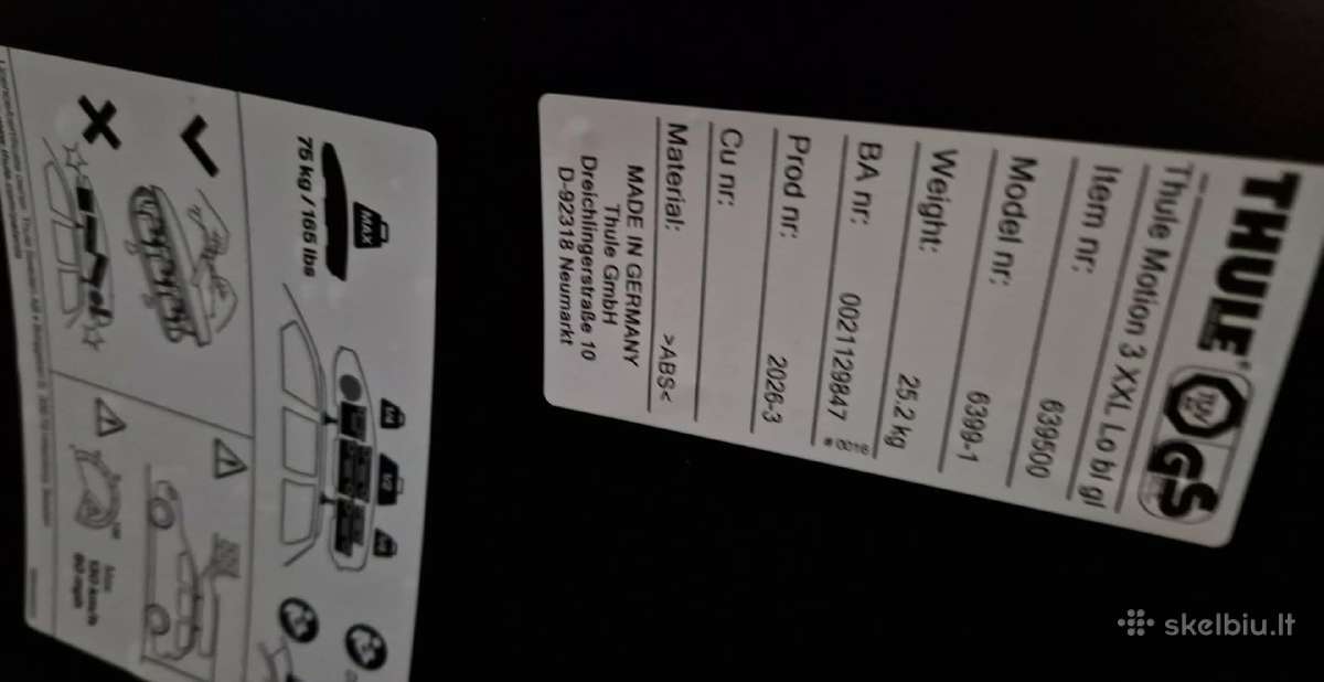 Thule Motion 3 XXL Low - nuotraukos Nr. 3