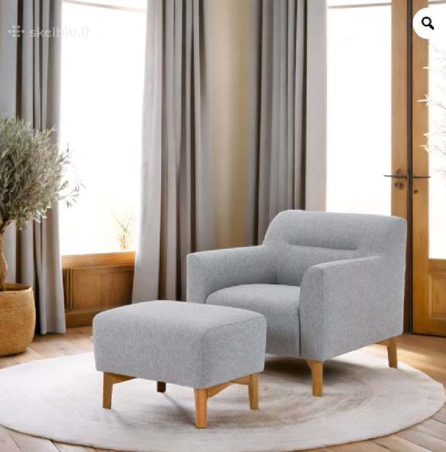 Sofa, fotelis, pufas - nuotraukos Nr. 3