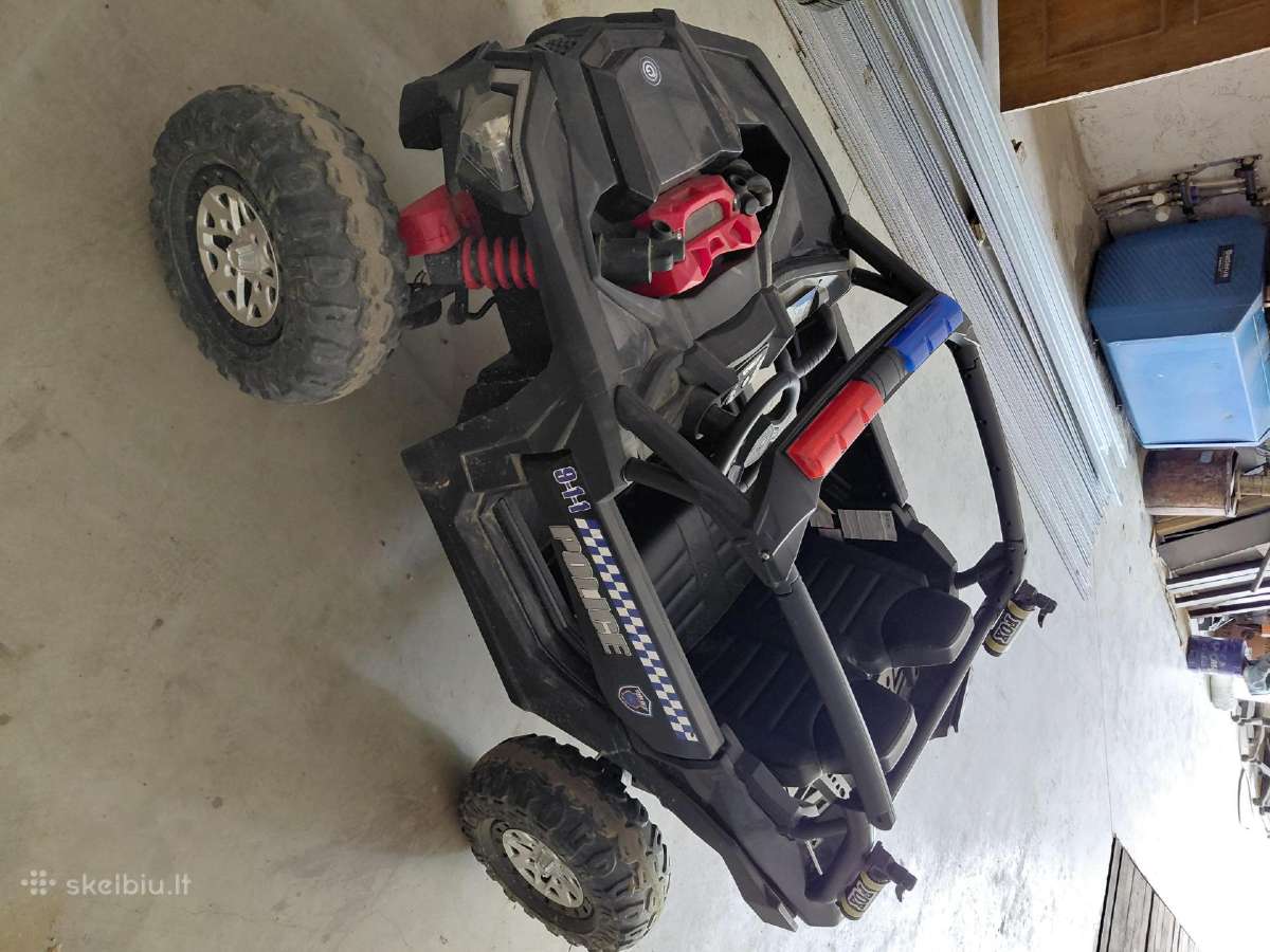 Elektromobilis bagis St Police Xb2118 Black - nuotraukos Nr. 2