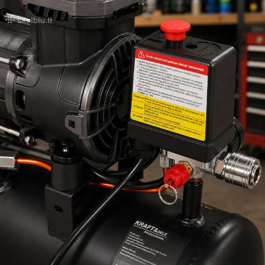 Betepalinis kompresorius 9l 850w Kd4080 - nuotraukos Nr. 3