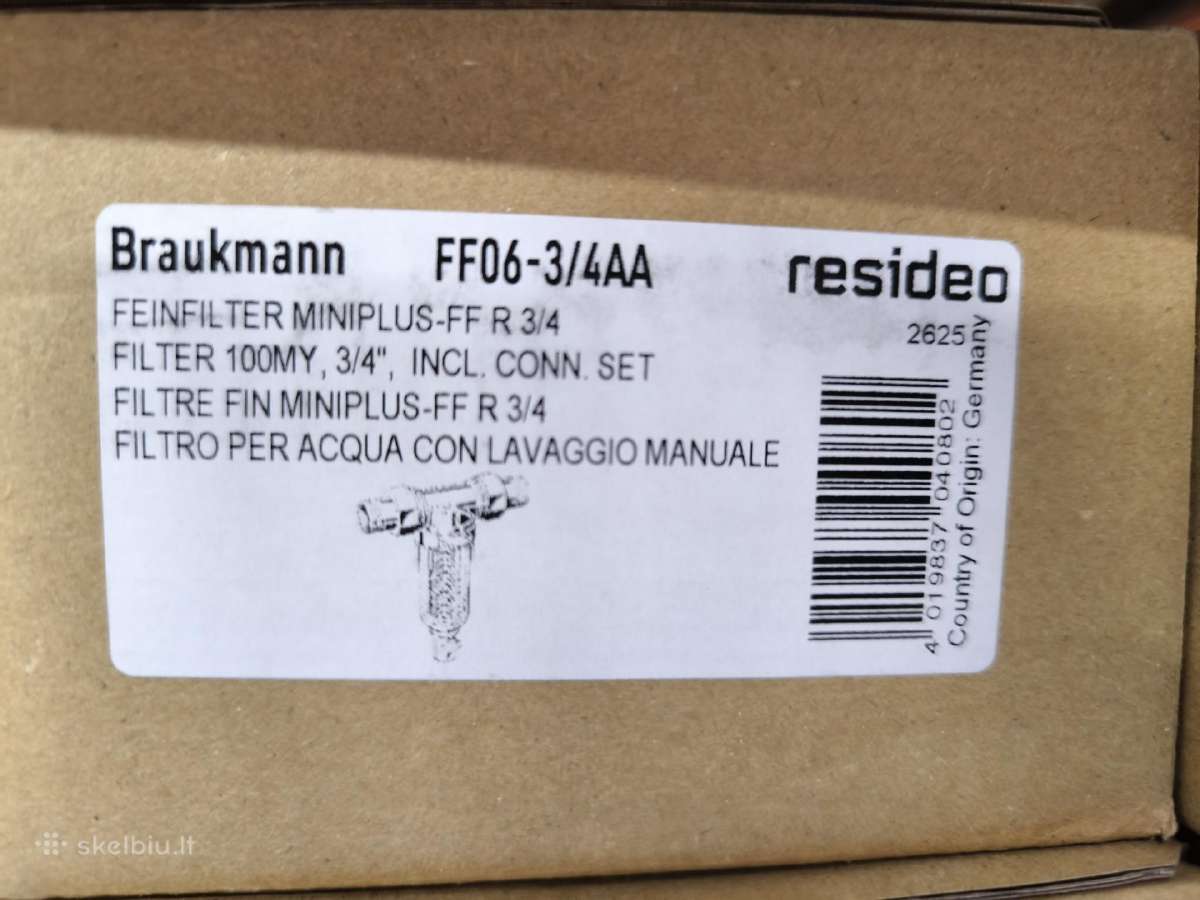 Honeywell Miniplus Mechaninis Vandens filtras 3/4 - nuotraukos Nr. 2