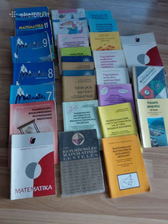 Naudoti vadoveliai egzaminams i - nuotraukos Nr. 2