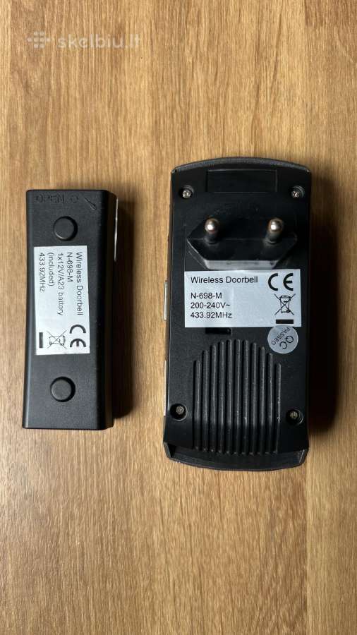 Wireless Doorbell - Belaidis durų skambutis - nuotraukos Nr. 3