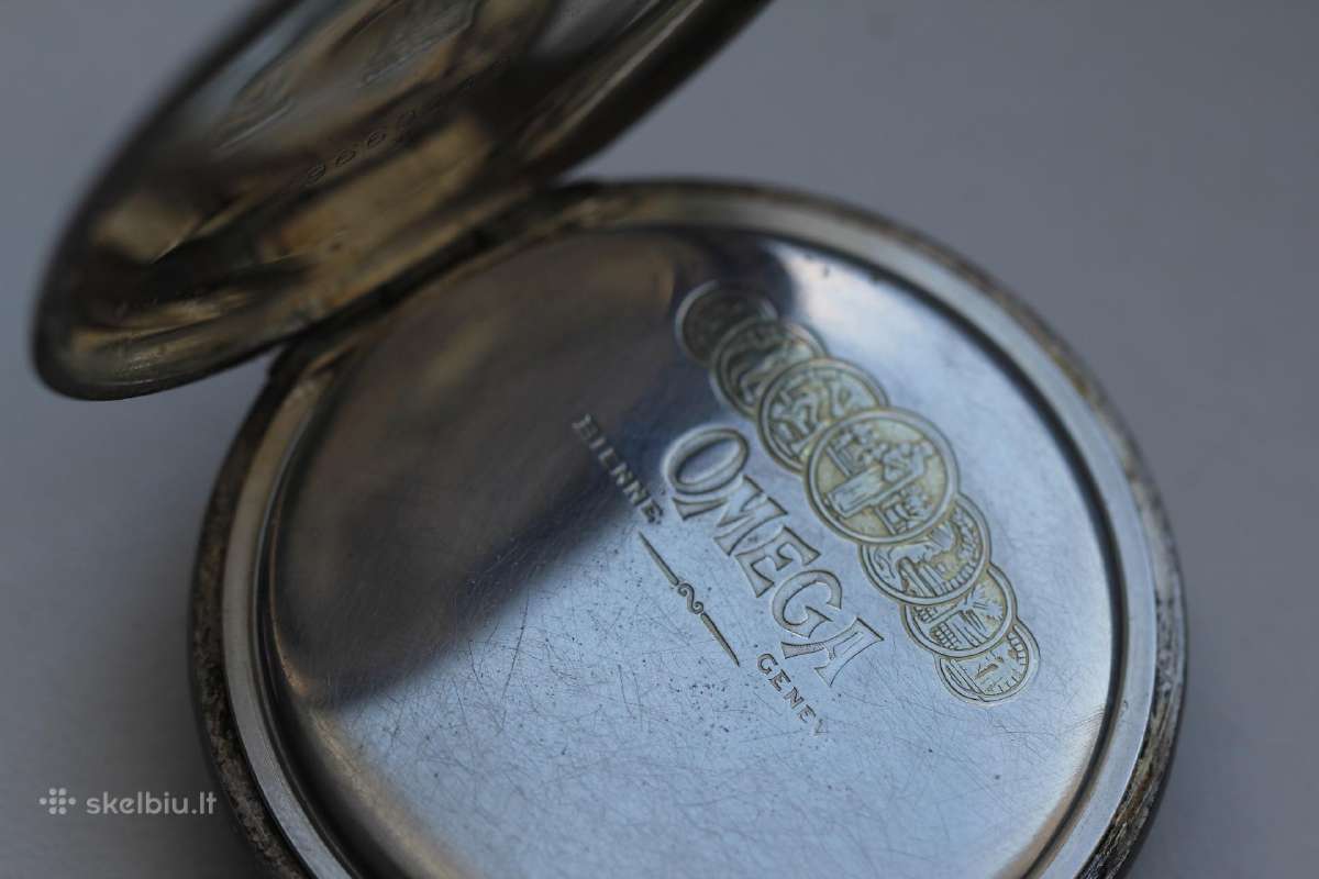 Omega swiss made Geneve classic vintage silver - nuotraukos Nr. 13