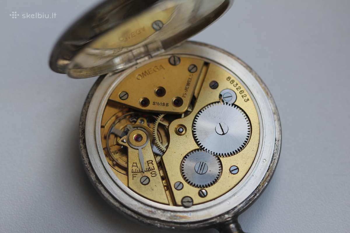 Omega swiss made Geneve classic vintage silver - nuotraukos Nr. 9