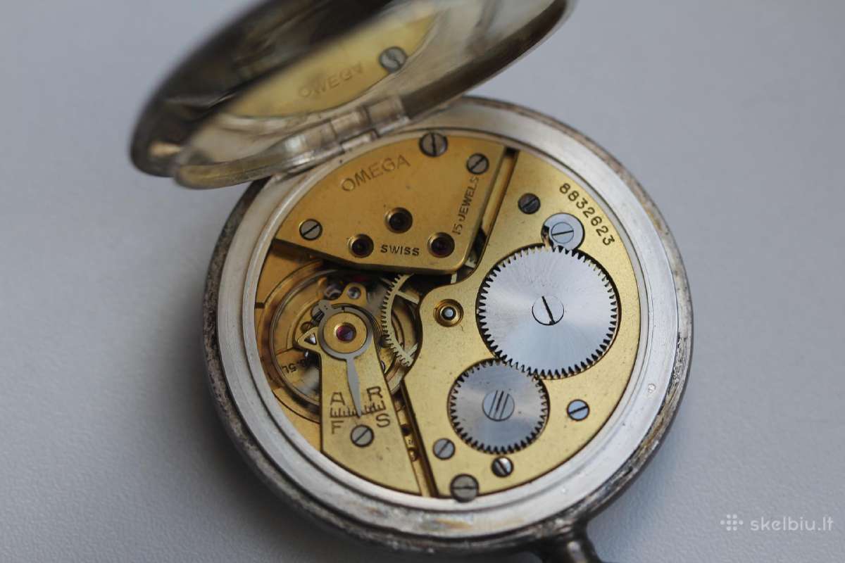 Omega swiss made Geneve classic vintage silver - nuotraukos Nr. 10