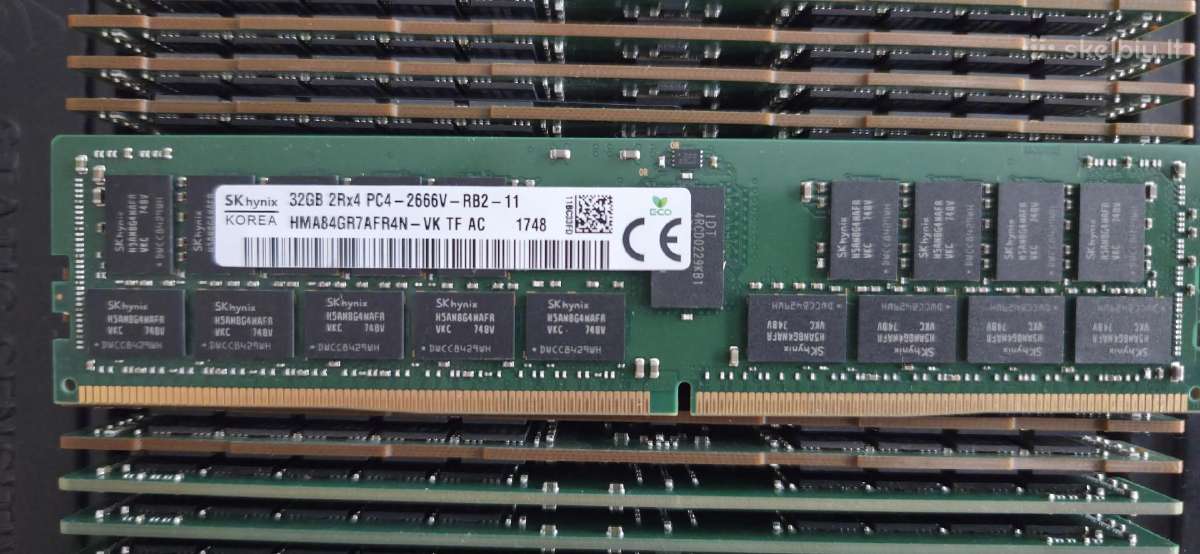 RAM Ecc Rdimm Ddr4 64gb, 32gb, 16gb, 8gb - nuotraukos Nr. 4