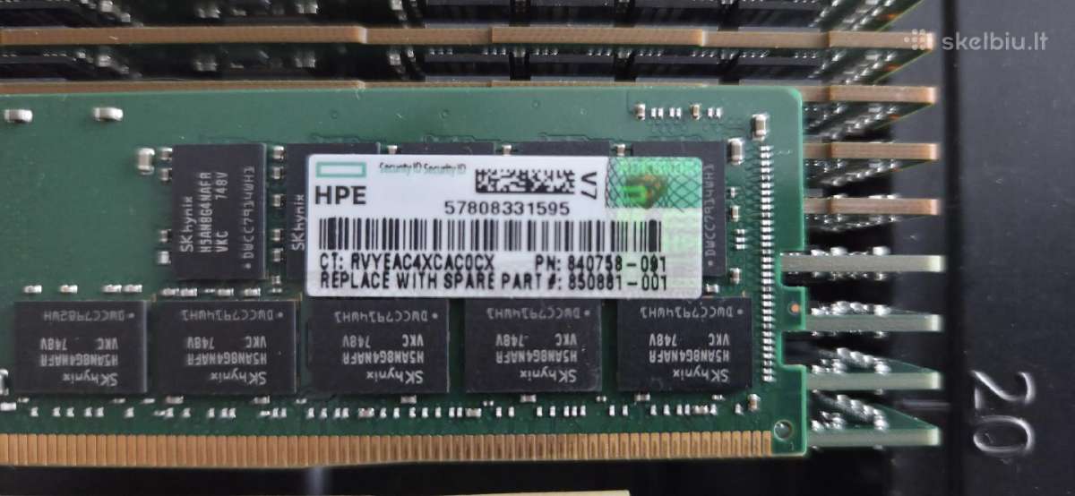 RAM Ecc Rdimm Ddr4 64gb, 32gb, 16gb, 8gb - nuotraukos Nr. 5