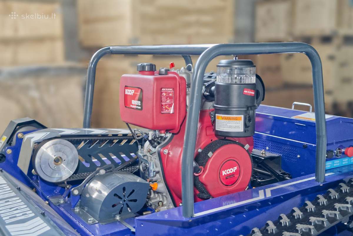 Dyzelinis mulčeris-robotas Gust 1000, 100cm - nuotraukos Nr. 2