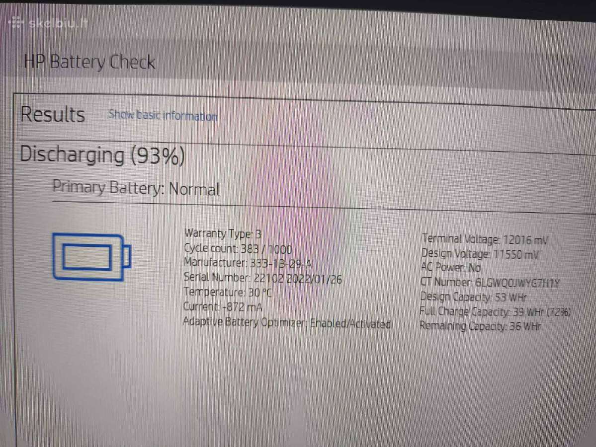 Hp Zbook 14" i7-1165g7 32gb 512gb T500 4gb - nuotraukos Nr. 8