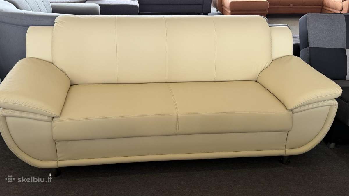 Nauja natūralios odos sofa - nuotraukos Nr. 3
