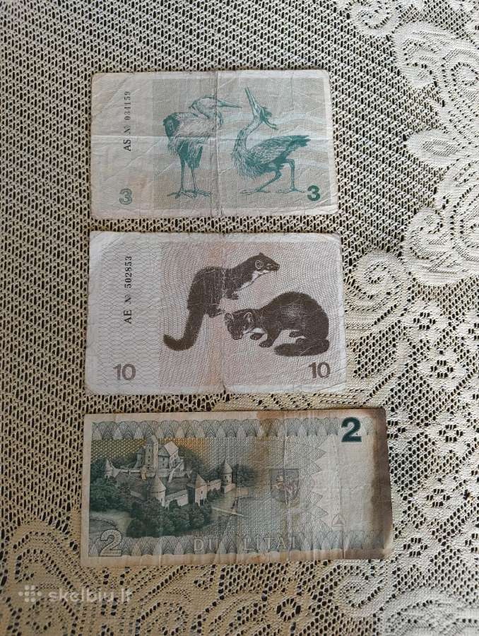 Banknotai Talonai Vagnorkes Originalai - Apyvarti - nuotraukos Nr. 2