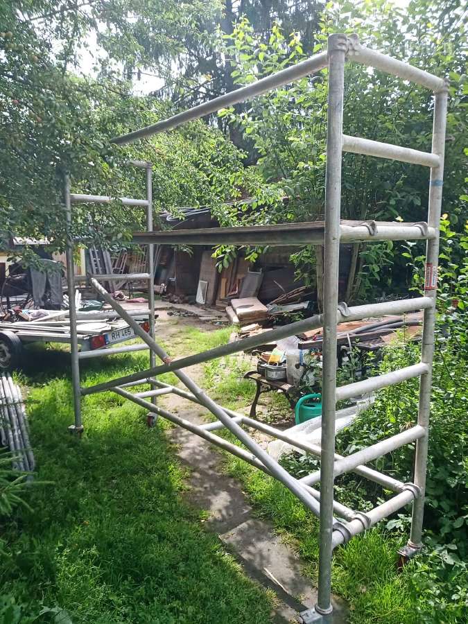 Aliuminis stelaziukas su ilga aikstele - nuotraukos Nr. 2