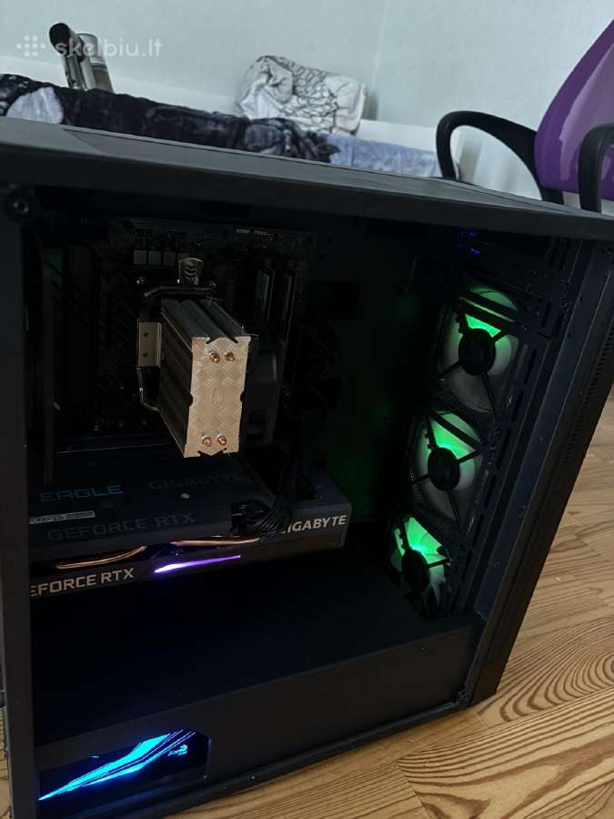 Žaidimų kompiuteris Ryzen 5 5600x / Rtx 3060 / 16g - nuotraukos Nr. 3
