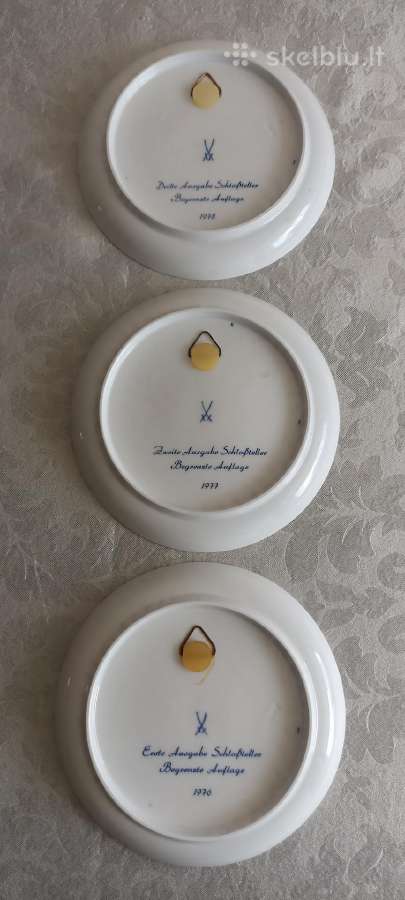 Meissen porcelianinės lėkštutės - nuotraukos Nr. 2