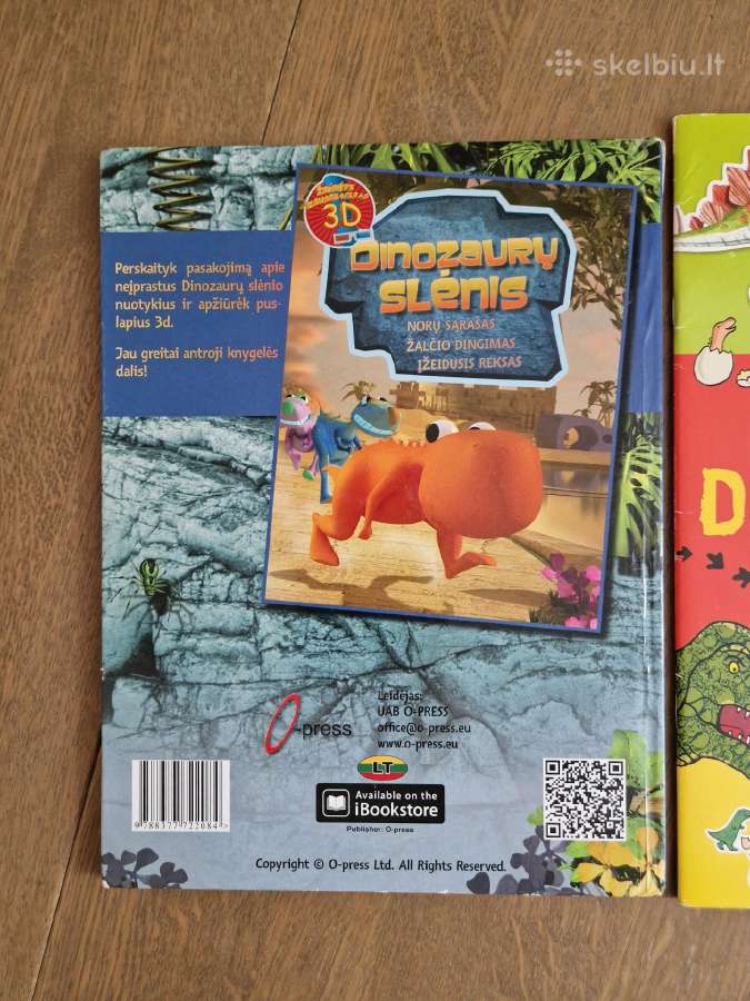 Knygelė "Dinozaurų slėnis" ir lipdukų knygelė - nuotraukos Nr. 7