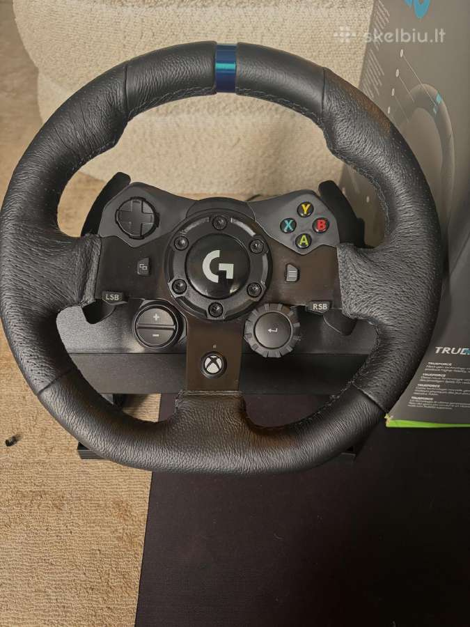 Logitech G923 Trueforce ir pavarų perjungiklis. - nuotraukos Nr. 2