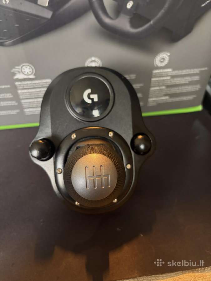 Logitech G923 Trueforce ir pavarų perjungiklis. - nuotraukos Nr. 3