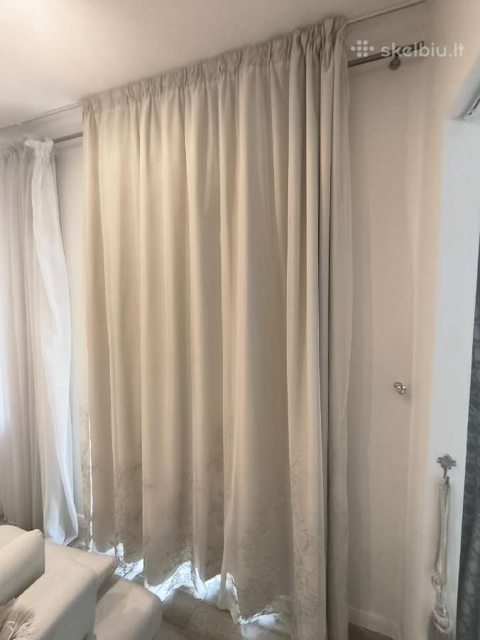 Labai gražios naktinės užuolaidos 200*210 2 vnt. - nuotraukos Nr. 8