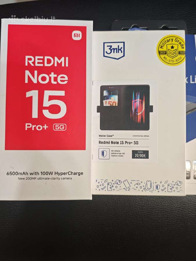 Naujas Xiaomi Redmi Note 15 Pro+ Su Garantija - nuotraukos Nr. 2