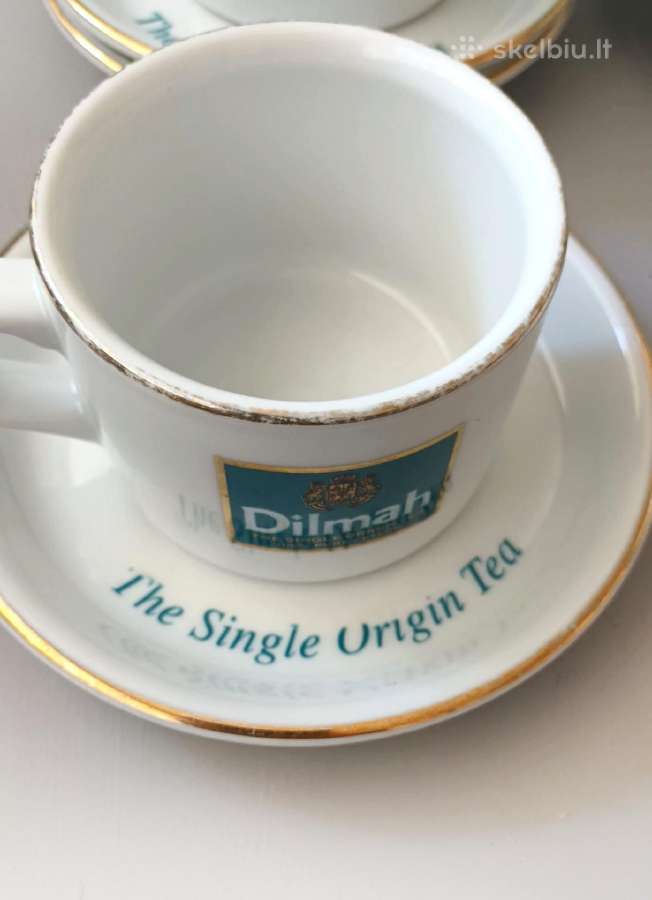 Puodeliai su lėkštute, 250ml „dilmah“ Lubiana - nuotraukos Nr. 4
