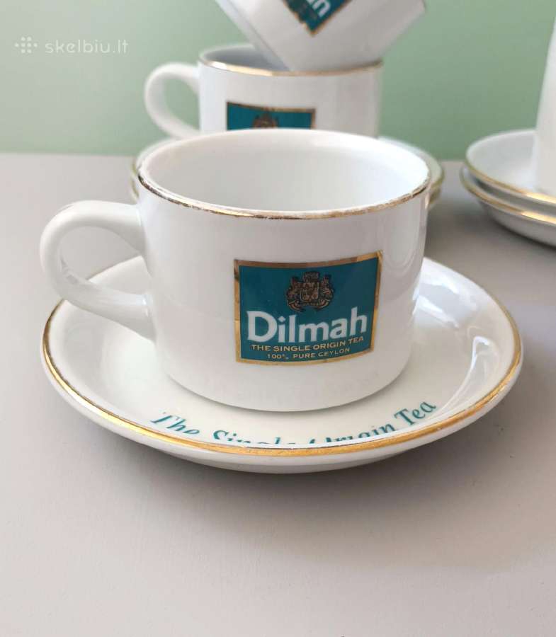 Puodeliai su lėkštute, 250ml „dilmah“ Lubiana - nuotraukos Nr. 2