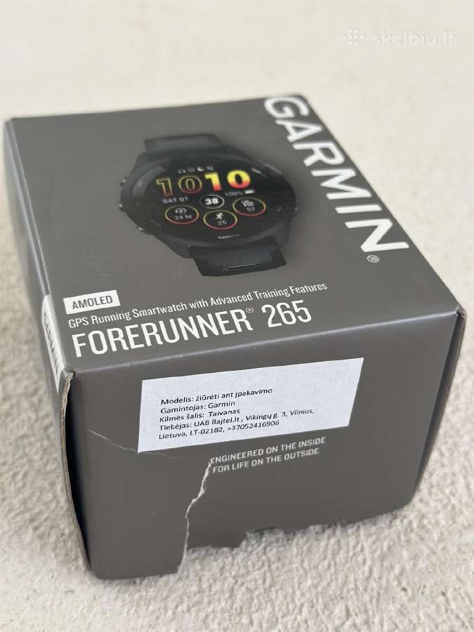 Garmin Forerunner 265 music - nuotraukos Nr. 2