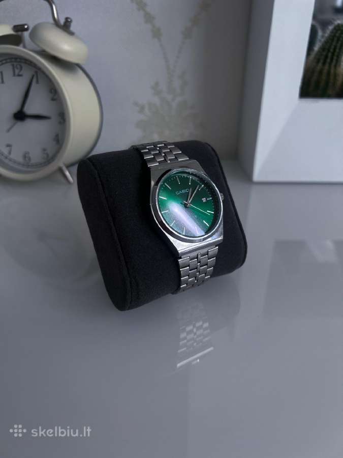 Casio Mtp - B145 green dial laikrodis - nuotraukos Nr. 2
