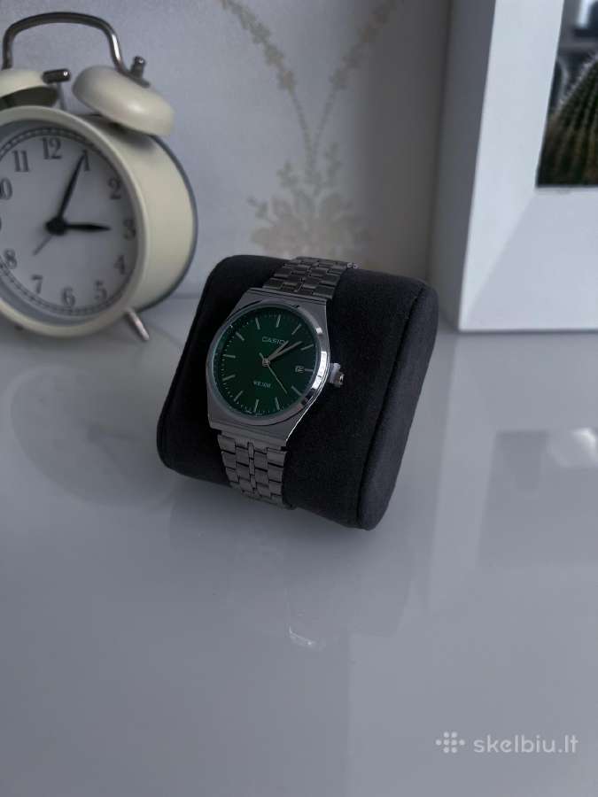 Casio Mtp - B145 green dial laikrodis - nuotraukos Nr. 3
