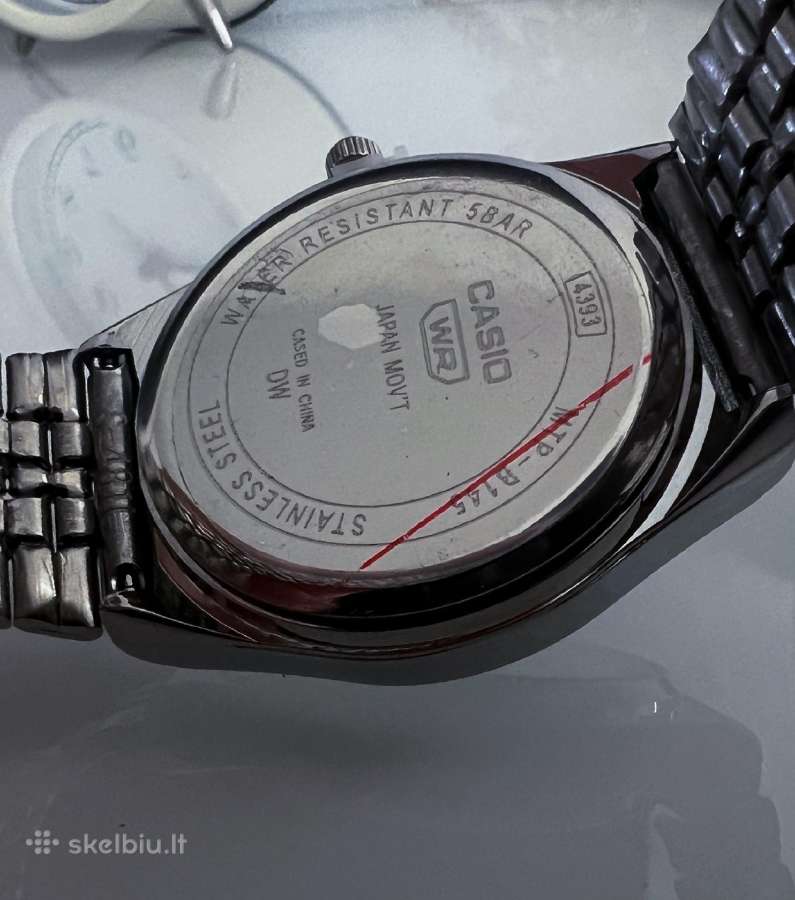 Casio Mtp - B145 green dial laikrodis - nuotraukos Nr. 5