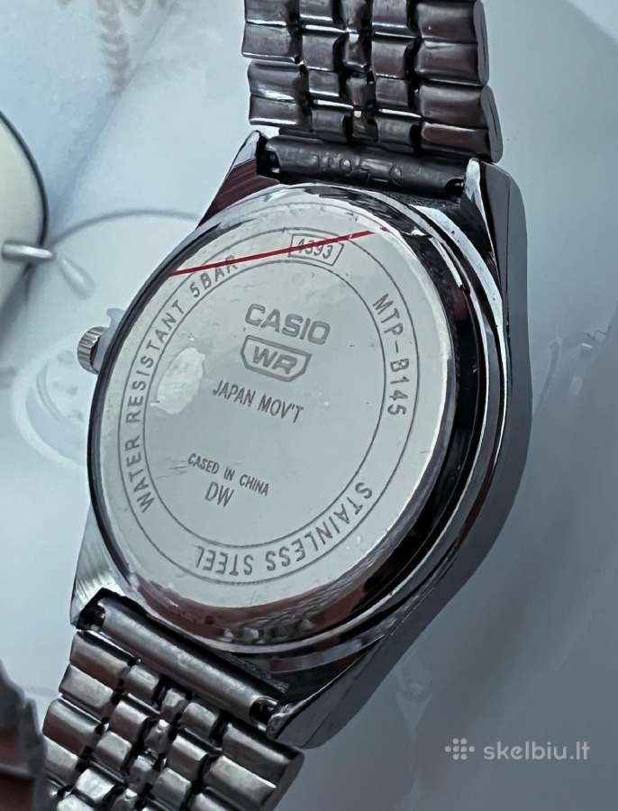 Casio Mtp - B145 black dial laikrodis - nuotraukos Nr. 5