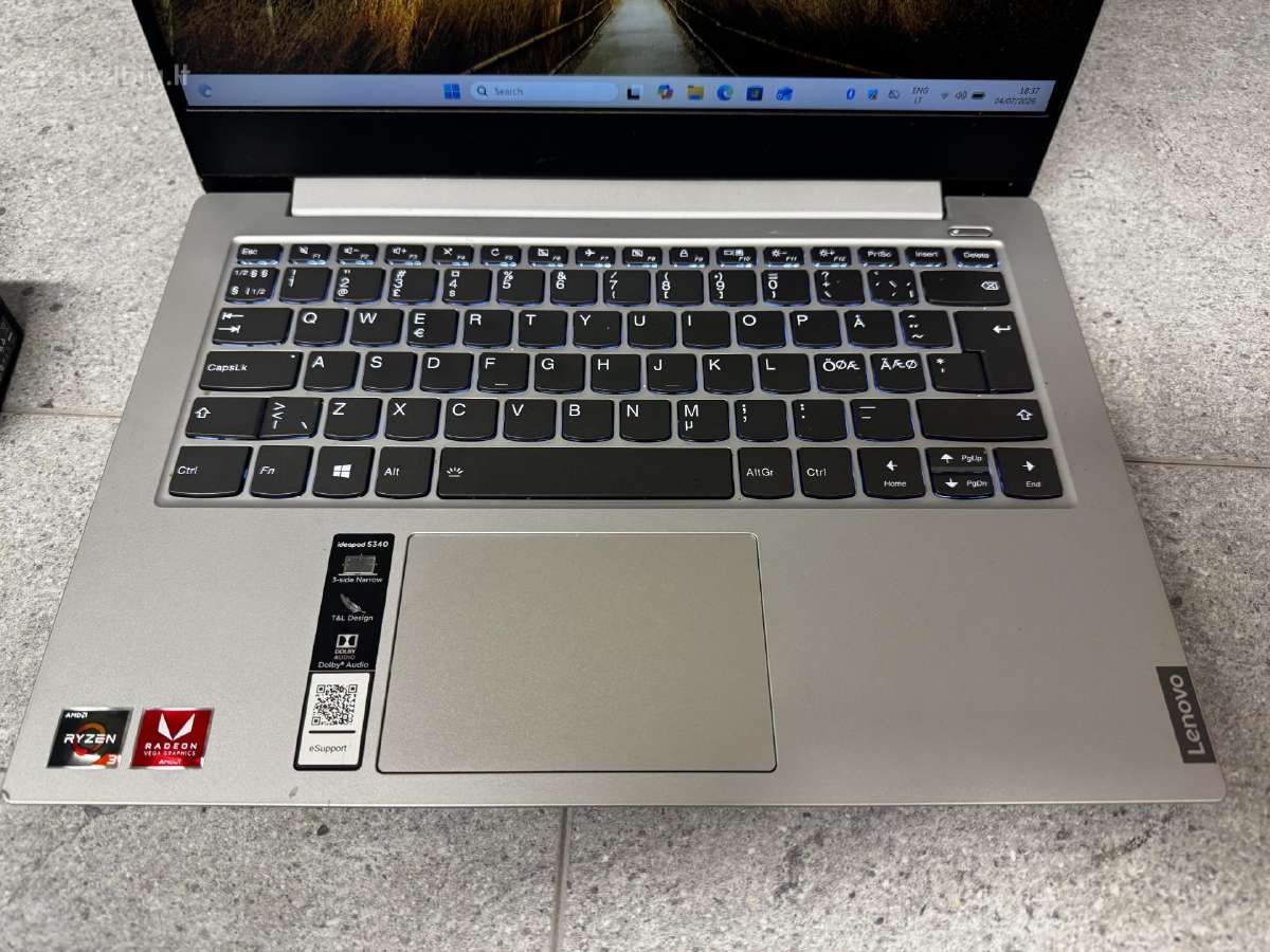 Lenovo Ideapad Fullhd Ips Ryzen3200u Vega3 Win11 - nuotraukos Nr. 6