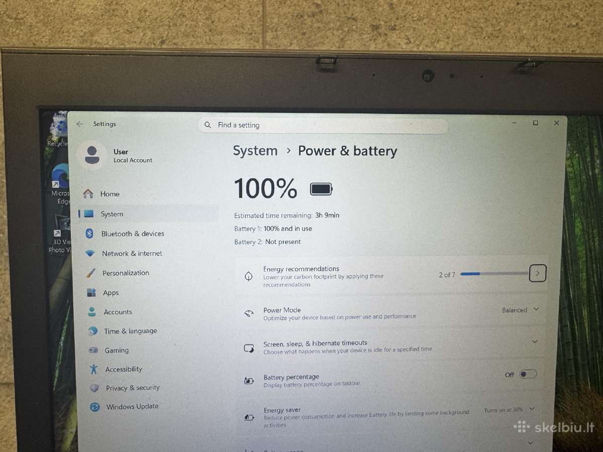 Dell Precision 15.6fhd Ips Intel i7 Ram16gb Nvidia - nuotraukos Nr. 7