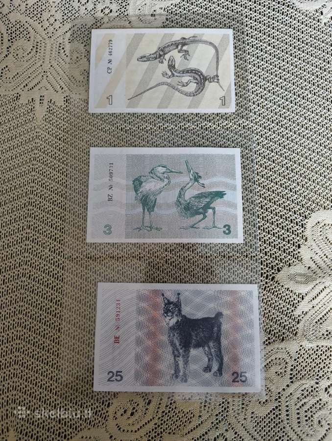 Banknotai Talonai - Vagnorkes Unc Stovio.zr.foto - nuotraukos Nr. 2