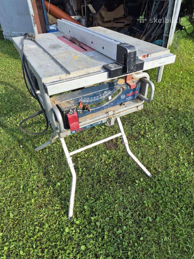 Parduodamos profesionalios Bosch Gts 10j staklės - nuotraukos Nr. 3