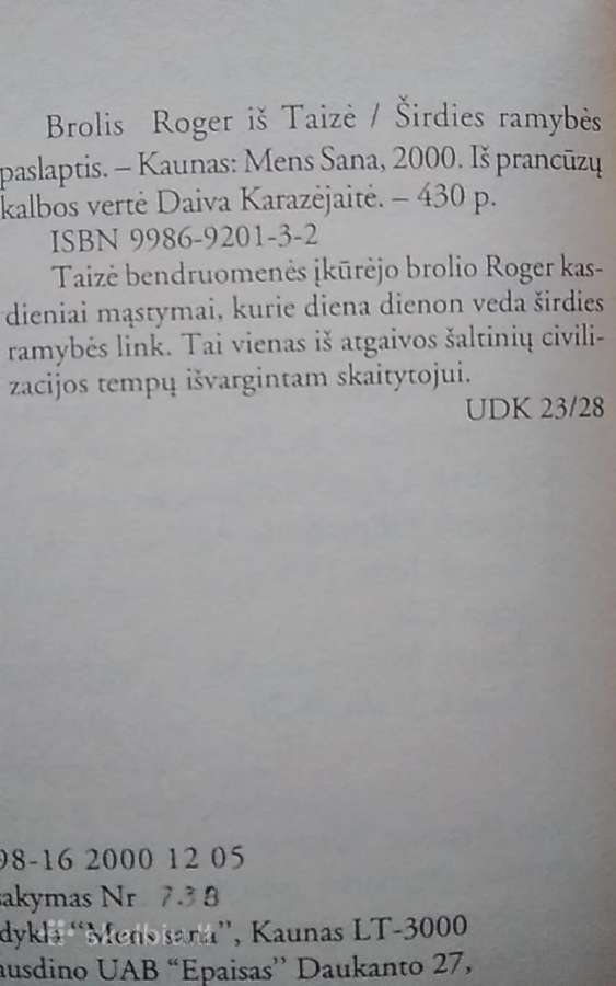 Širdies ramybės paslaptis - nuotraukos Nr. 6