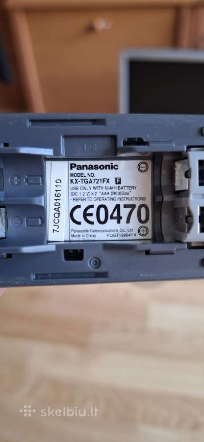 Panasonic telefonas Model: Kx-tga721fx - nuotraukos Nr. 5