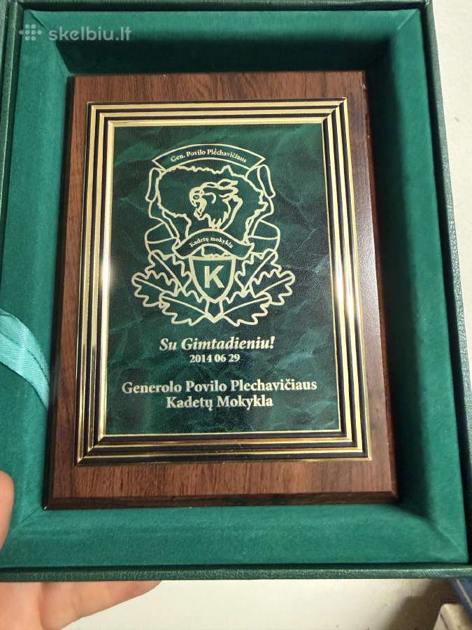 Plaketė vidaus reikalų ministrui D.a.barakauskui - nuotraukos Nr. 4