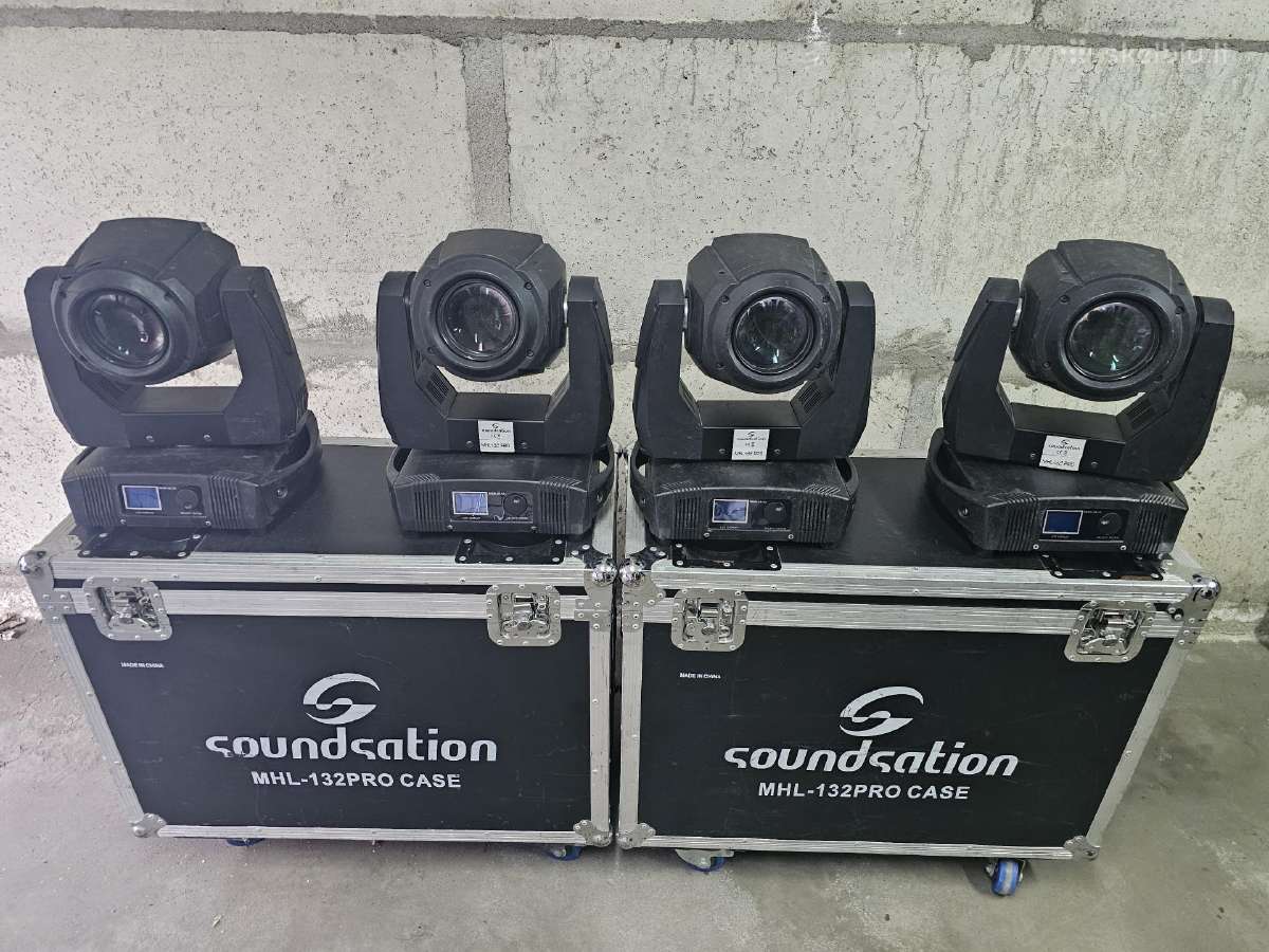 4 vnt. Soundsation Mhl-132 judančios galvos - nuotraukos Nr. 3
