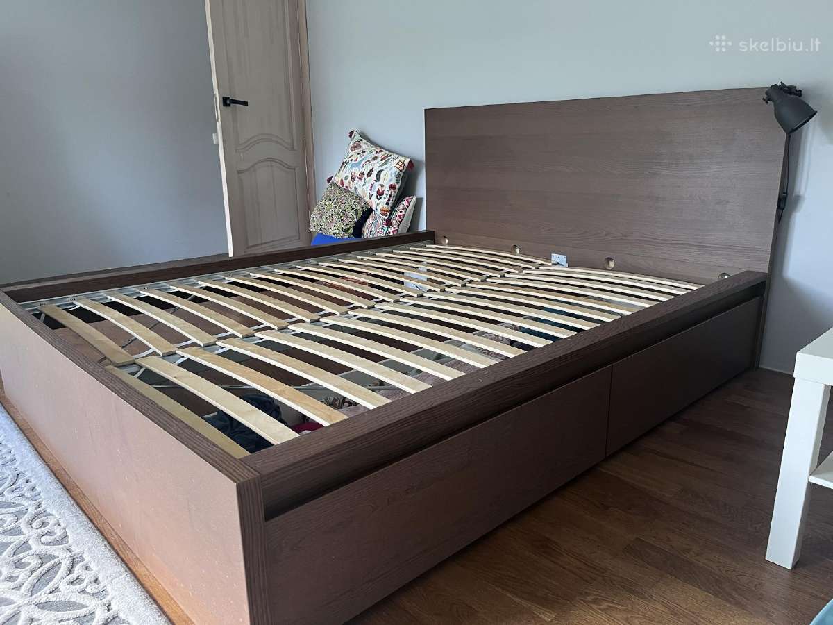 Malm dvigulė lova (Ikea) - nuotraukos Nr. 3