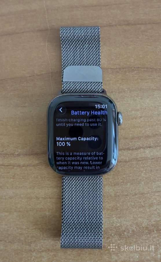 Apple watch series 11 natural titanium, 42 mm - nuotraukos Nr. 2