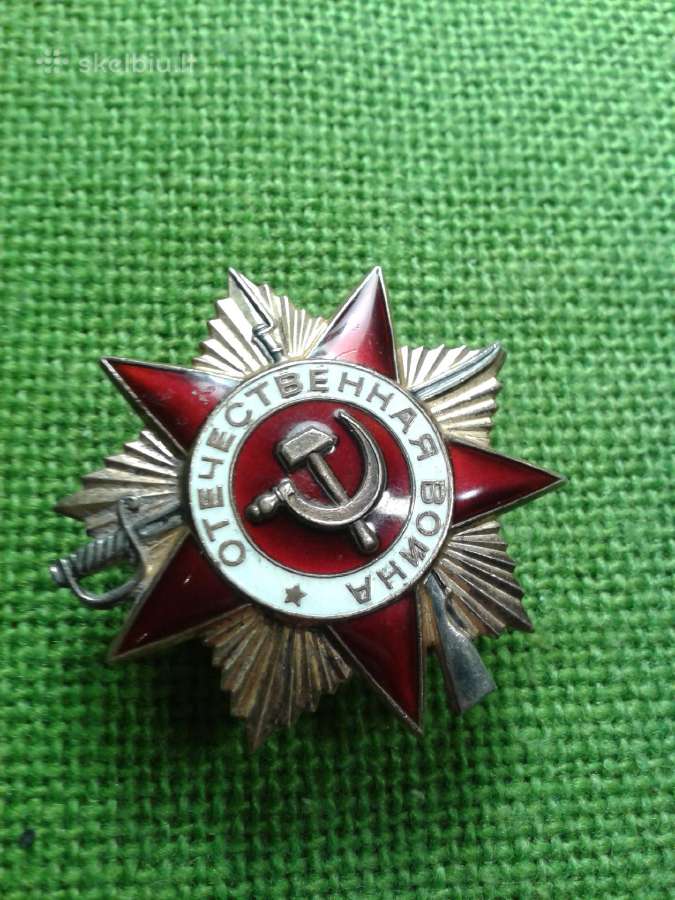 TSRS ordinas "Otečestvenaja vojna" 1 laipsnio - nuotraukos Nr. 2