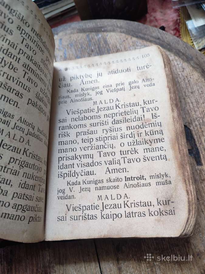 Labai sena maldaknygė spausdinta Tilžėje - nuotraukos Nr. 4